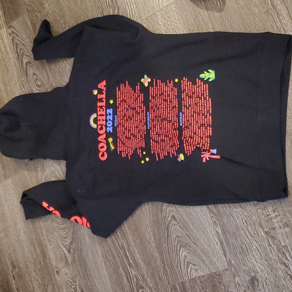 Coachella 2022 Official Lineup Hoodie Sweatshirt - Small Unisex - Picture 12 of 16